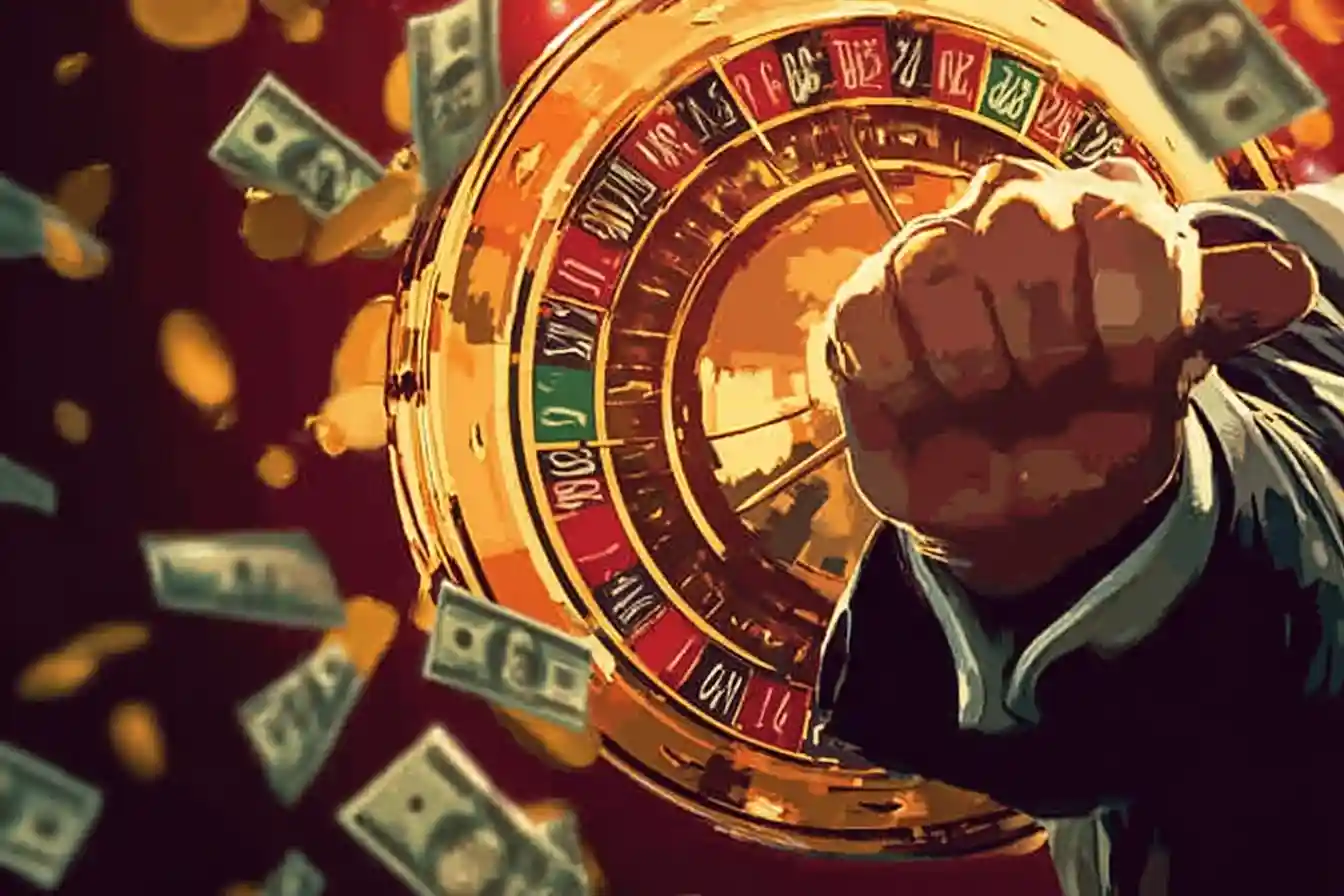 slot machine cartoon